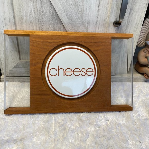 Goodwood Cheese Serving Board Tray Teak Wood Home Decor Mid Century Trivet 1970 - Picture 1 of 11